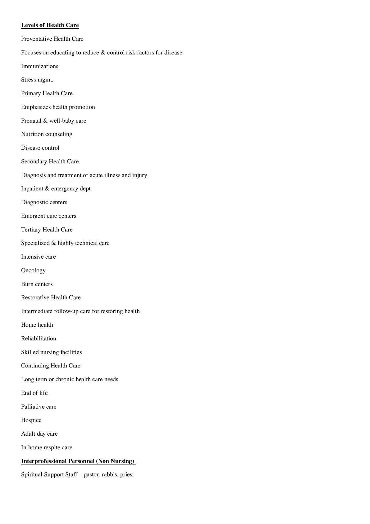 Preview image of Fundamentals ATI Review document